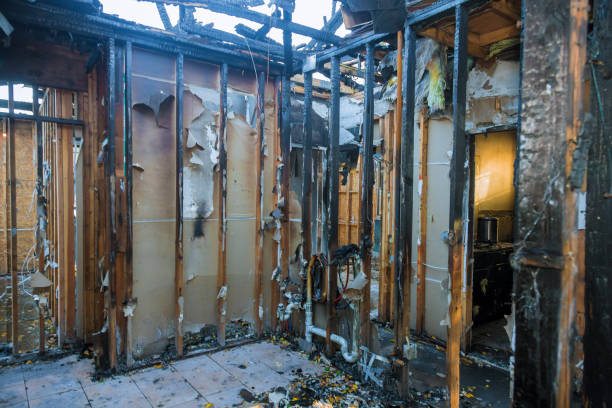 Professional Fire Damage Removal technician working in Sleepy Hollow Lake, NY